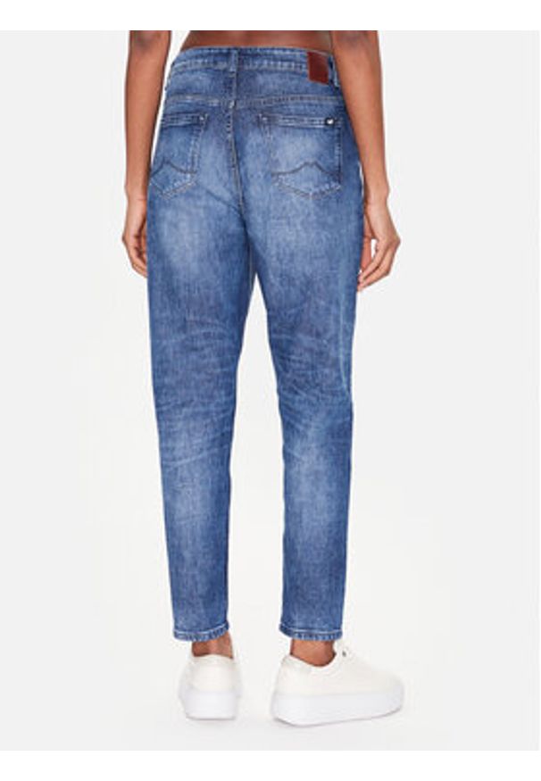 Mustang Jeansy Charlotte 1013597 Granatowy Mom Fit. Kolor: niebieski
