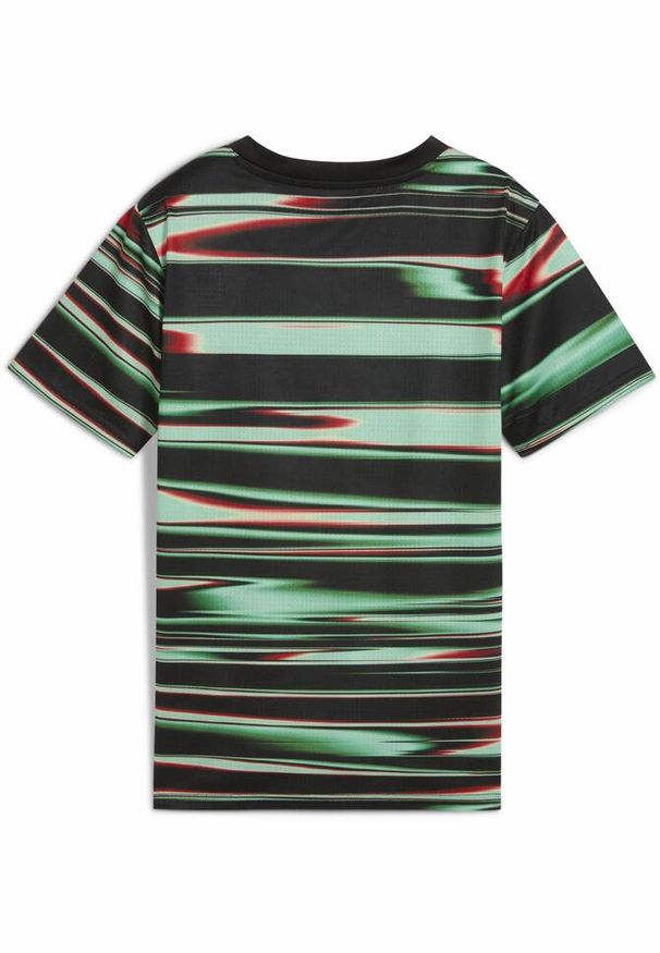 Puma - Młodzieżowa koszulka przedmeczowa Portugalia PUMA Black White. Kolor: biały, czarny, wielokolorowy