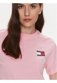 Tommy Jeans T-Shirt Graphic DW0DW17365 Różowy Boxy Fit. Kolor: różowy. Materiał: bawełna #4