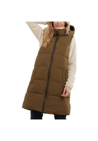 FUNDANGO - Kamizelka damska Fundango Scarlet Padded. Kolor: zielony. Długość: długie. Sezon: zima, jesień #1