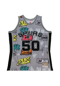 Mitchell & Ness - Koszulka San Antonio Spurs. Kolor: szary. Sport: koszykówka #1