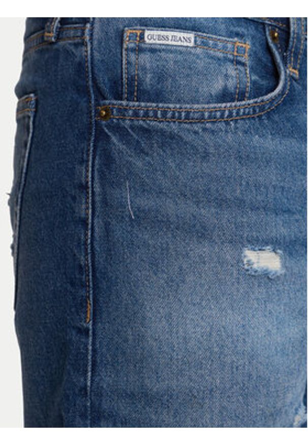 Guess Jeans Jeansy M5YA1B D6367 Niebieski Straight Fit. Kolor: niebieski