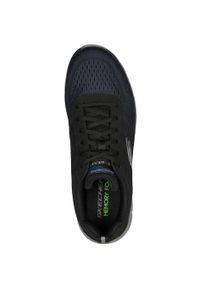 skechers - Buty Skechers Track Ripkent, Mężczyźni. Kolor: niebieski. Materiał: guma, materiał, tkanina, syntetyk