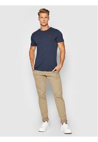 La Martina T-Shirt CCMR04 JS206 Granatowy Regular Fit. Kolor: niebieski. Materiał: bawełna #2