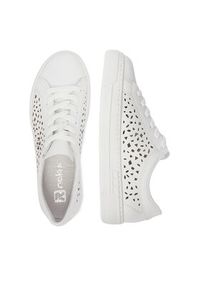 Rieker Sneakersy CEO-L8831-80 Biały. Kolor: biały. Materiał: syntetyk, skóra #2