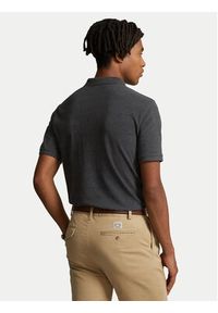 Polo Ralph Lauren Polo 710782592002 Szary Slim Fit. Typ kołnierza: polo. Kolor: szary. Materiał: bawełna #5