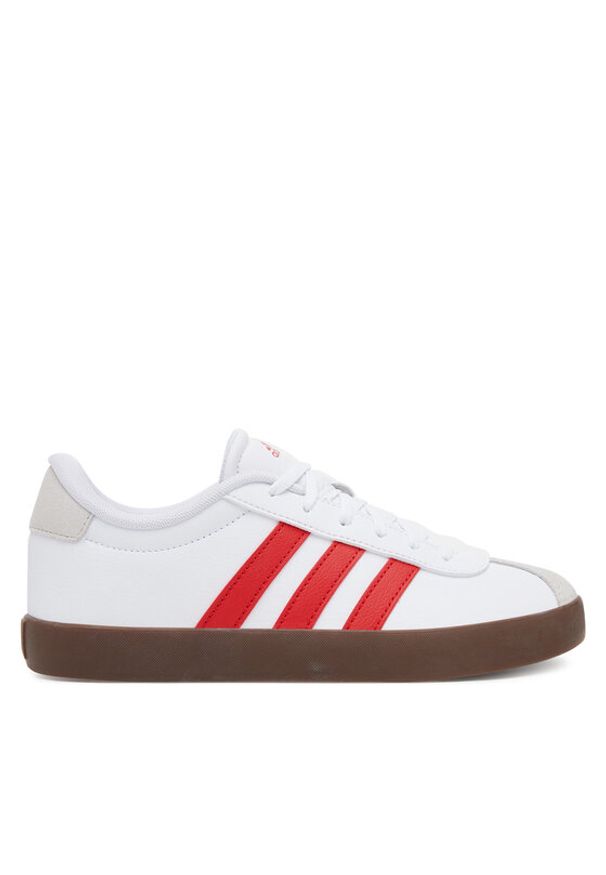 Adidas - adidas Sneakersy VL COURT 3.0 K IH3484 Biały. Kolor: biały. Materiał: syntetyk, materiał