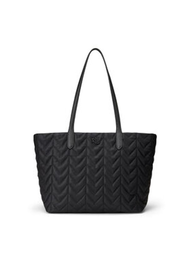 Lauren Ralph Lauren - LAUREN RALPH LAUREN Torebka 431P04320003 Czarny. Kolor: czarny. Materiał: skórzane