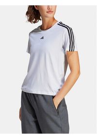 Adidas - adidas Koszulka techniczna Train Essentials IC5040 Biały Regular Fit. Kolor: biały. Materiał: syntetyk