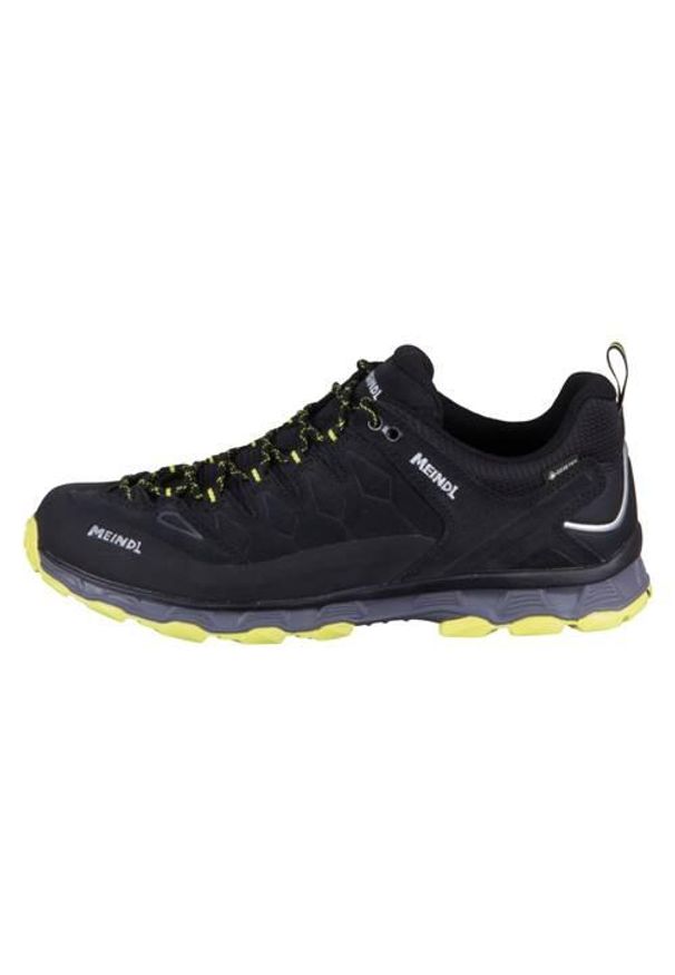 MEINDL - Buty trekkingowe męskie Meindl 396601. Zapięcie: sznurówki. Kolor: czarny, wielokolorowy. Materiał: materiał, skóra, syntetyk. Szerokość cholewki: normalna. Sport: turystyka piesza