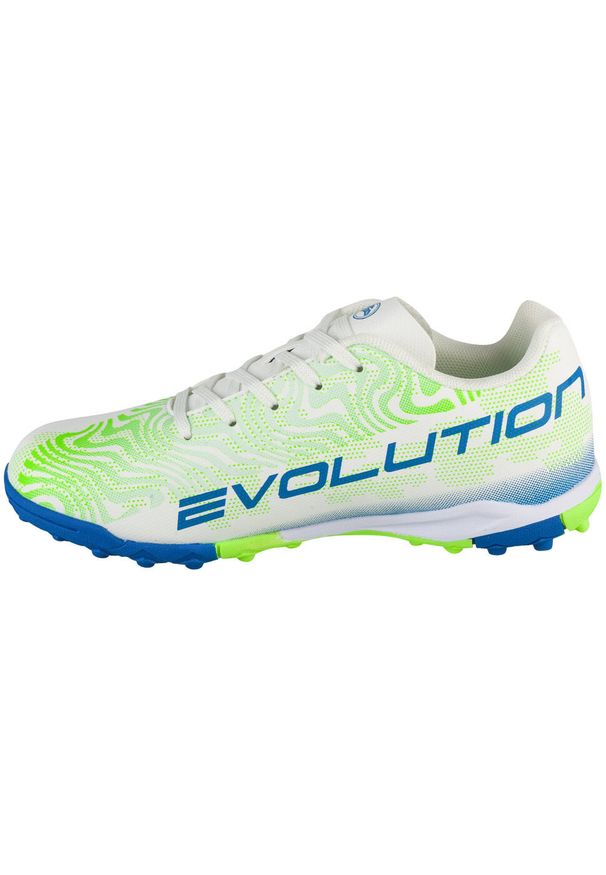 Joma - Buty piłkarskie turfy chłopięce, Evolution Jr 25 EVJS TF. Kolor: biały. Sport: piłka nożna