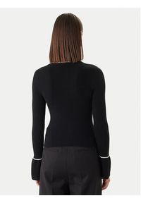 Hugo - HUGO Sweter Samur 50554077 Czarny Slim Fit. Kolor: czarny. Materiał: wiskoza #6