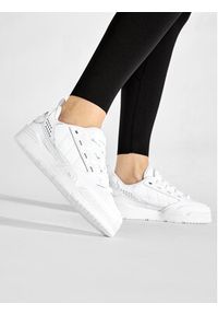 Adidas - adidas Sneakersy adi2000 J GY6580 Biały. Kolor: biały. Materiał: skóra