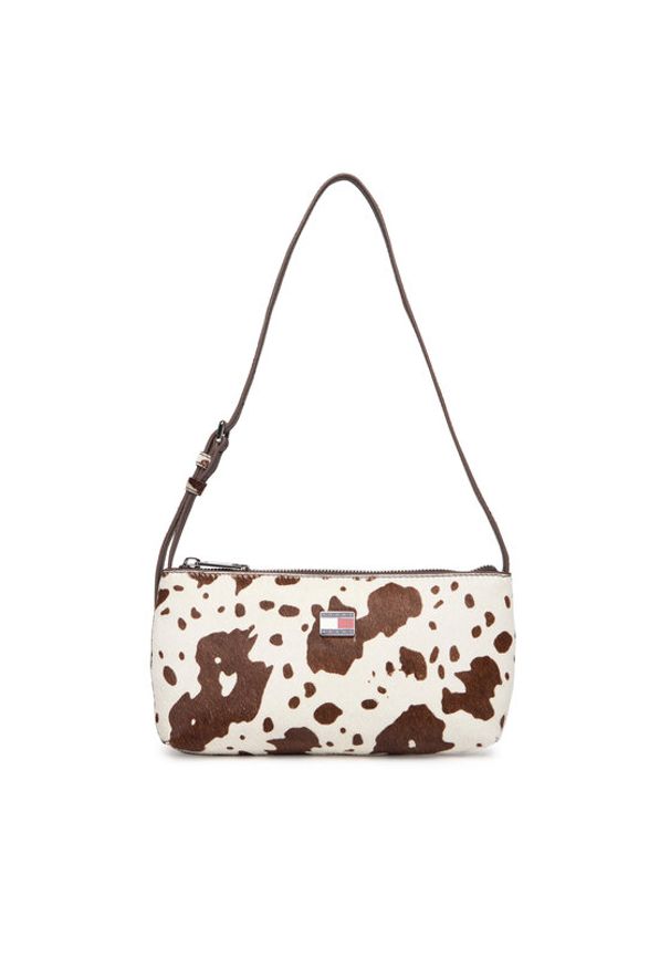 Tommy Jeans Torebka Tjw Must Cow Shoulder Bag AW0AW18061 Kolorowy. Wzór: kolorowy. Materiał: skórzane