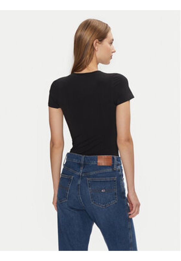 Lauren Ralph Lauren - LAUREN RALPH LAUREN Body 4L0148 Czarny Slim Fit. Kolor: czarny. Materiał: syntetyk