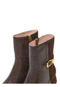 Coccinelle Botki Coccinellechara E4 RLI 11 02 01 Brązowy. Kolor: brązowy. Materiał: skóra #3