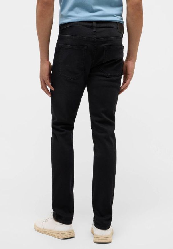 Męskie Spodnie jeansowe Mustang Style Frisco Skinny Denim Black 1015855 4000 901