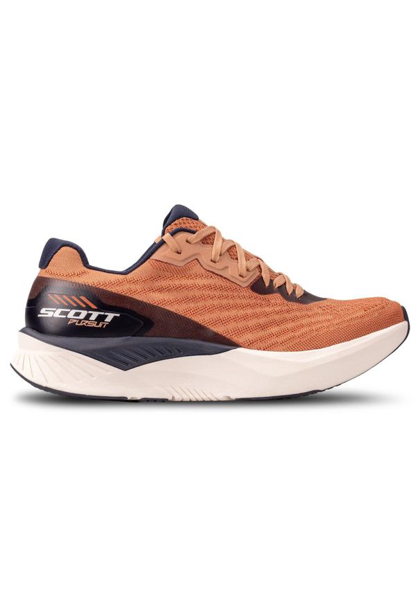 Buty do Biegania Scott Pursuit dla Kobiet - Różowy Beż i Ciemnoniebieski. Kolor: niebieski, pomarańczowy, beżowy, wielokolorowy