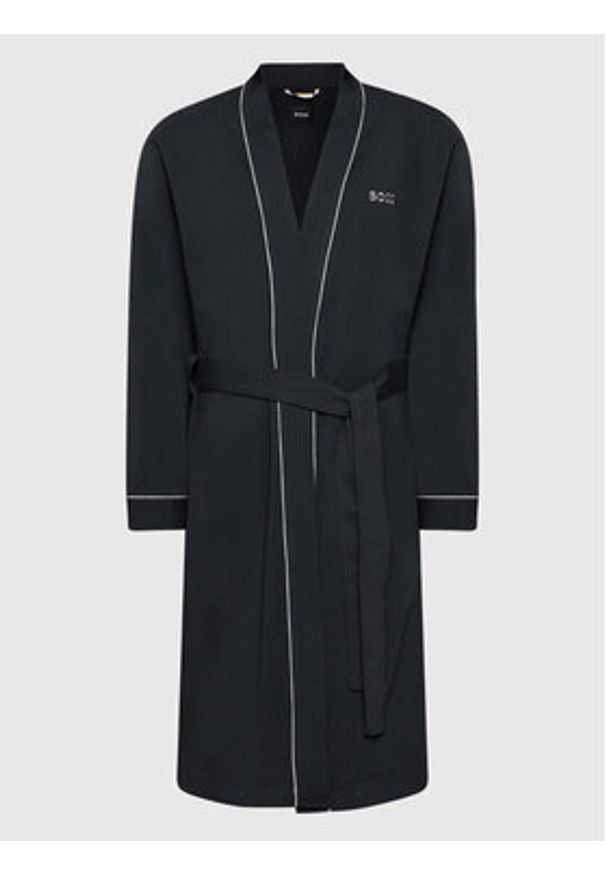 BOSS - Boss Szlafrok Kimono 50469624 Czarny. Kolor: czarny. Materiał: bawełna