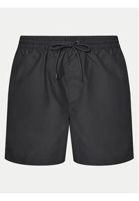 Calvin Klein Swimwear Szorty kąpielowe KM0KM01109 Czarny Regular Fit. Kolor: czarny. Materiał: syntetyk #6