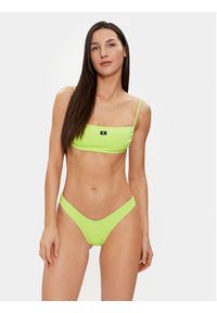 Calvin Klein Swimwear Góra od bikini KW0KW02395 Zielony. Kolor: zielony. Materiał: syntetyk