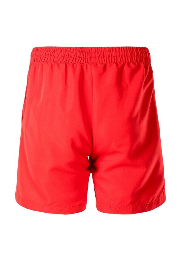 Hi-tec - Spodenki Dziecięce Matowe. Kolor: czerwony. Styl: sportowy. Sport: turystyka piesza