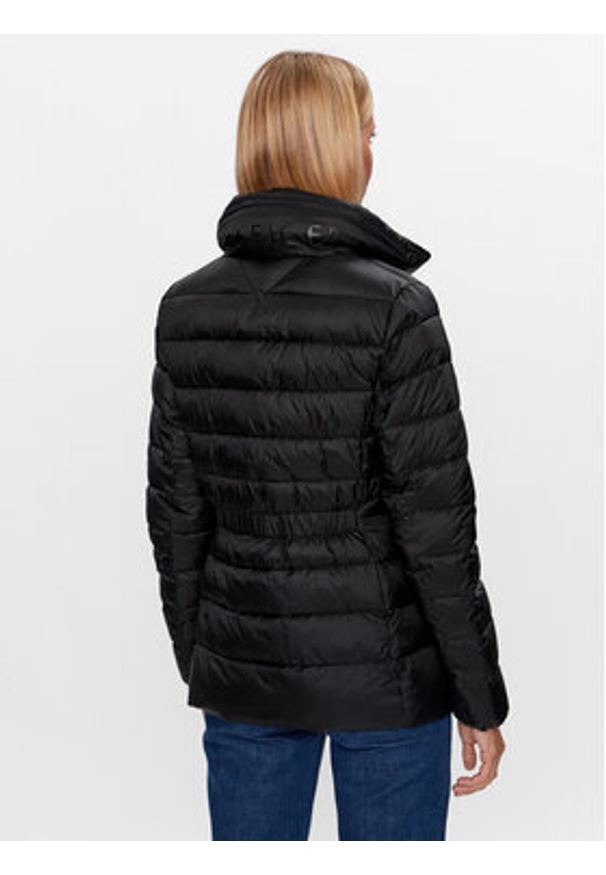 TOMMY HILFIGER - Tommy Hilfiger Kurtka przejściowa WW0WW39581 Czarny Regular Fit. Kolor: czarny. Materiał: syntetyk