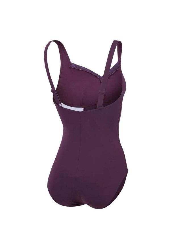 Strój kąpielowy damski Speedo Shaping LunaElustre fioletowy. Kolor: fioletowy. Materiał: lycra, nylon