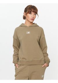 New Balance Bluza Essentials French Terry Hoodie WT33512 Zielony Regular Fit. Kolor: zielony. Materiał: syntetyk #1