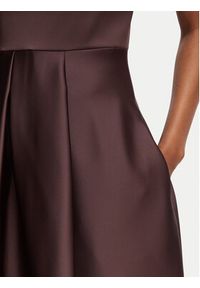 Rinascimento Sukienka koktajlowa CFC0129079003 Brązowy Slim Fit. Kolor: brązowy. Materiał: syntetyk. Styl: wizytowy #4
