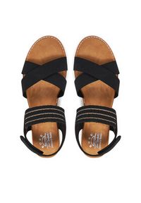 skechers - Skechers Sandały BOBS Desert Kiss-Shore Enough 114130/BLK Czarny. Kolor: czarny. Materiał: materiał #3