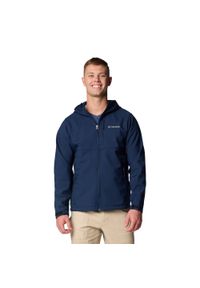 columbia - Kurtka softshell męska Columbia Ascender II Hooded. Kolor: niebieski. Materiał: softshell. Sport: turystyka piesza