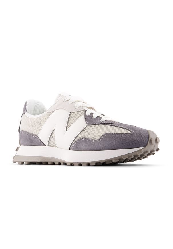 Buty unisex New Balance U327LND – szare. Okazja: na co dzień. Kolor: szary. Materiał: zamsz, guma, materiał. Szerokość cholewki: normalna