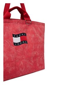 Tommy Jeans Torebka Tjw Wave Flag Med Tote AW0AW18466 Koralowy. Kolor: pomarańczowy #5