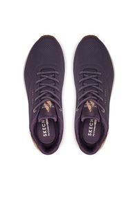 skechers - Skechers Sneakersy 155196/DKPR Fioletowy. Kolor: fioletowy. Materiał: skóra #4