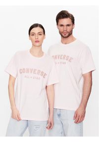 Converse T-Shirt Unisex All Star 10024566-A09 Różowy Regular Fit. Kolor: różowy. Materiał: bawełna