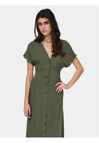 only - ONLY Sukienka letnia Nova Mollie 15317841 Zielony Regular Fit. Kolor: zielony. Materiał: wiskoza. Sezon: lato #4