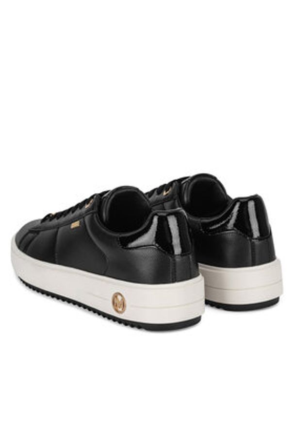 MEXX Sneakersy MI001010043W Czarny. Kolor: czarny. Materiał: skóra