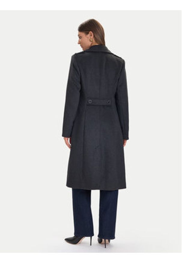 Guess Płaszcz wełniany W5BL19 W2642 Szary Regular Fit. Kolor: szary. Materiał: syntetyk