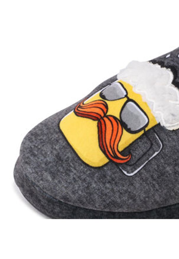 Home & Relax Kapcie 22SWG5701 RO Szary. Kolor: szary. Materiał: materiał