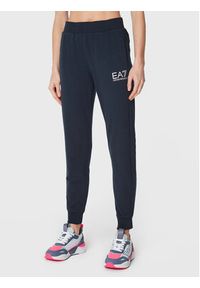 EA7 Emporio Armani Dres 6LTV61 TJCQZ 1554 Granatowy Regular Fit. Kolor: niebieski. Materiał: bawełna, dresówka #3