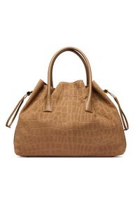 Elisabetta Franchi Torebka BS-19H-61E2-V890 Beżowy. Kolor: beżowy. Materiał: skórzane, zamszowe #2