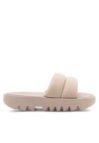 Klapki Reebok. Kolor: beżowy