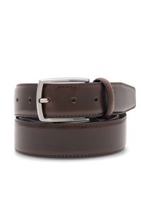 Gino Rossi Pasek Męski 3M2-001-AW23 Brązowy. Kolor: brązowy. Materiał: skóra