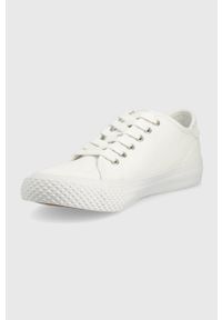 Fila tenisówki damskie kolor biały. Nosek buta: okrągły. Zapięcie: sznurówki. Kolor: biały. Materiał: guma #3