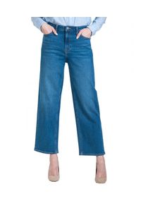 Lee - LEE WIDE LEG DAMSKIE SPODNIE JEANSOWE L30SLTGX 112106633