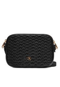 Calvin Klein Torebka LV04F3279G Czarny. Kolor: czarny. Materiał: skórzane