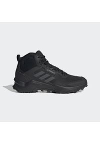 Adidas - Terrex AX4 Mid GORE-TEX Hiking Shoes. Kolor: czarny, szary, wielokolorowy. Materiał: materiał. Technologia: Gore-Tex. Model: Adidas Terrex