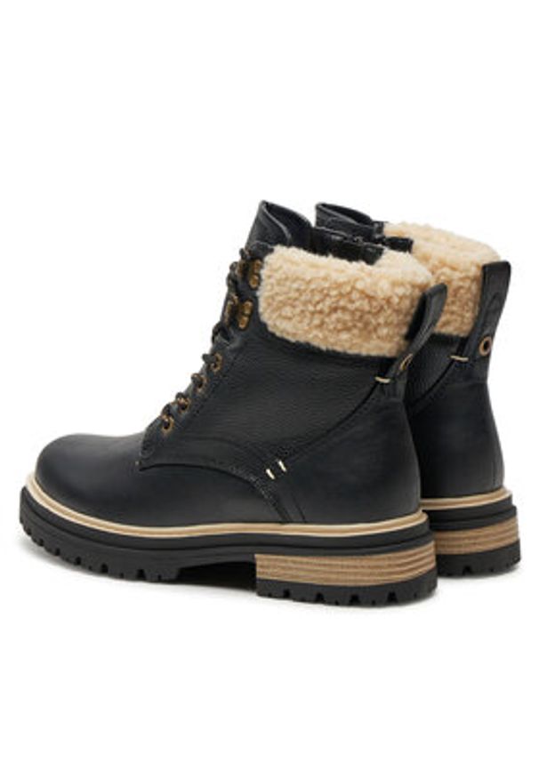 Kimberfeel Trapery Abela Czarny. Kolor: czarny. Materiał: skóra