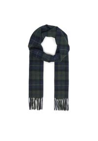 Barbour Szalik Tartan USC0001TN28 Granatowy. Kolor: niebieski. Materiał: wełna, materiał